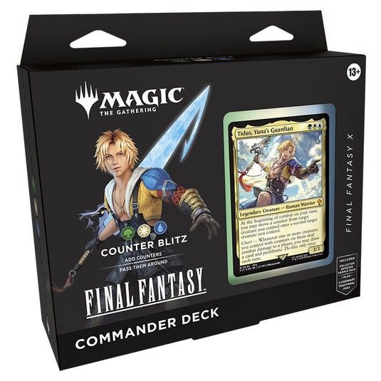 Magic The Gathering - Universes Beyond - Final Fantasy - Commander Deck - Counter Blitz Right Tilt