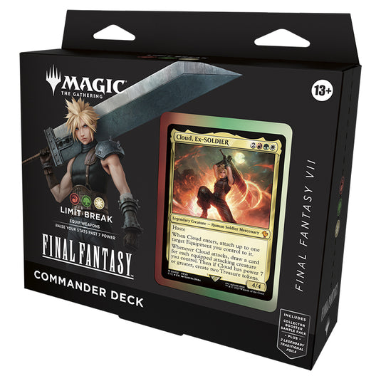 Magic The Gathering - Universes Beyond - Final Fantasy - Commander Deck - Limit Break Left Tilt