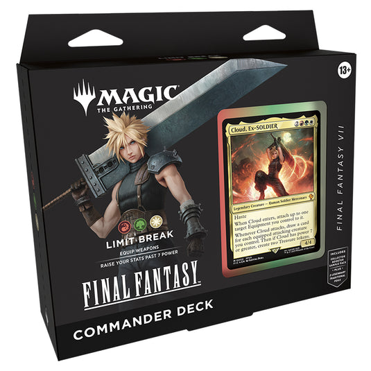 Magic The Gathering - Universes Beyond - Final Fantasy - Commander Deck - Limit Break Right Tilt