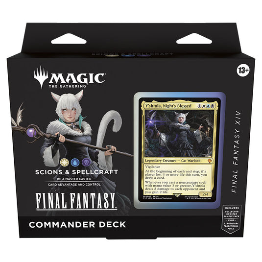 Magic The Gathering - Universes Beyond - Final Fantasy - Commander Deck - Scions & Spellcraft Front