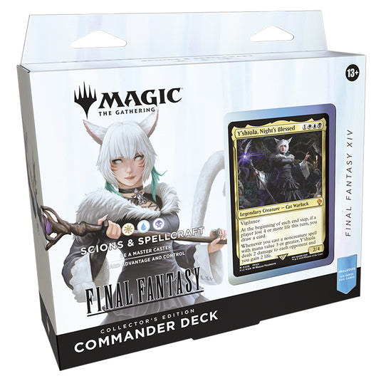 Magic The Gathering - Universes Beyond - Final Fantasy - Collector's Edition Commander Deck - Scions & Spellcraft Right Tilt