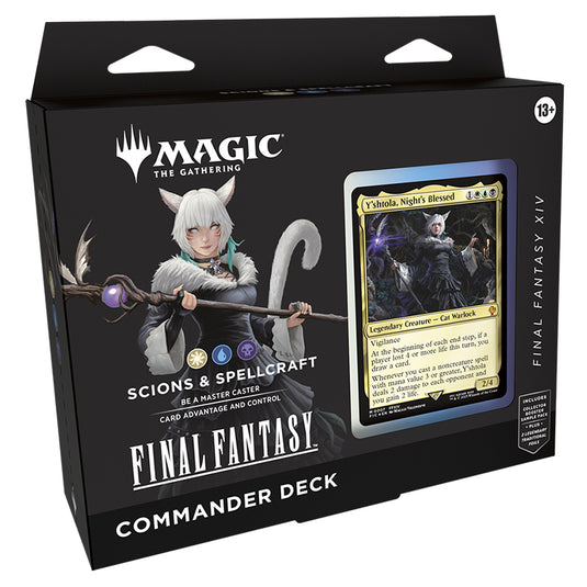 Magic The Gathering - Universes Beyond - Final Fantasy - Commander Deck - Scions & Spellcraft Right Tilt