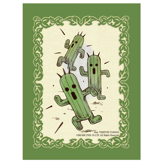 Final Fantasy - Card Sleeves - Cactuar (60 Sleeves)