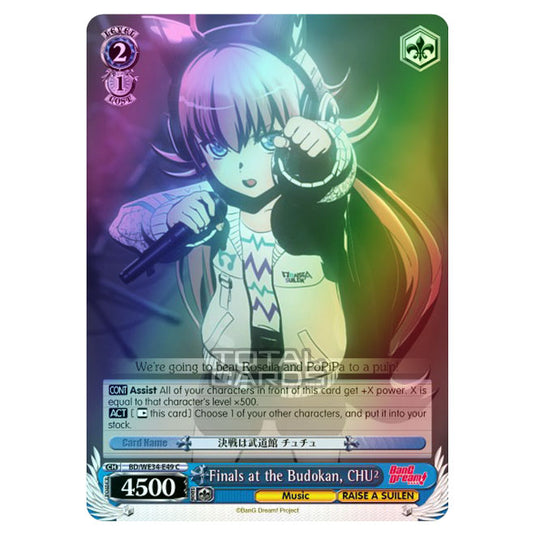 Weiss Schwarz - Morfonica × RAISE A SUILEN - Finals at the Budokan, CHU² (C) BD/WE34-E49 (Foil)