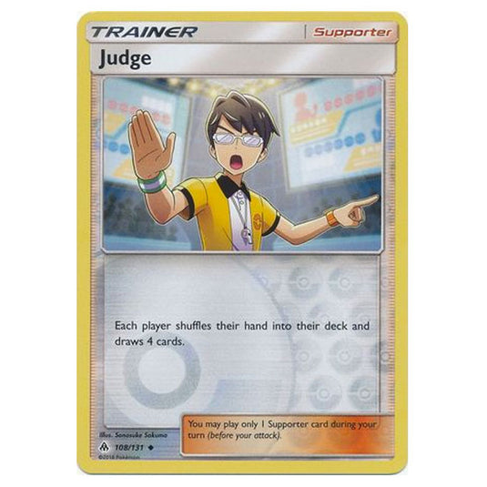 Pokemon - Sun & Moon - Forbidden Light - Judge (Reverse Holo) - 108/131