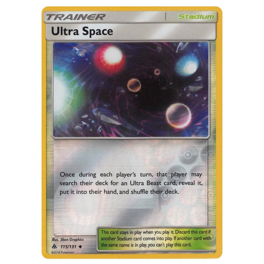 Pokemon - Sun & Moon - Forbidden Light - Ultra Space (Reverse Holo) - 115/131