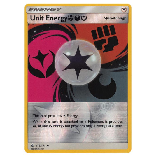 Pokemon - Sun & Moon - Forbidden Light - Unit Energy FDF (Reverse Holo) - 118/131