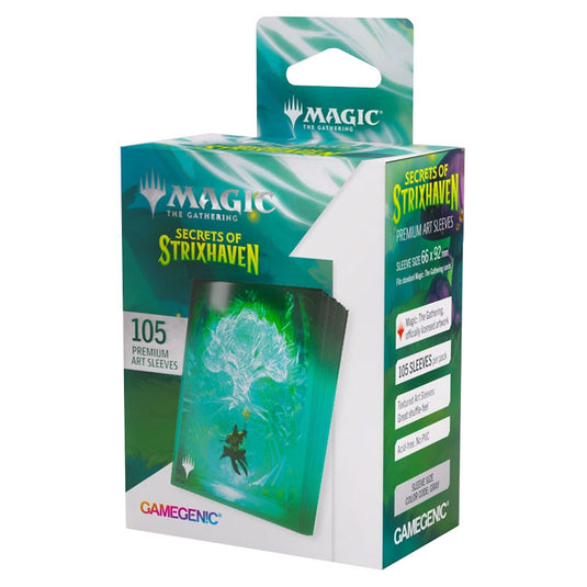 Gamegenic - Magic The Gathering - Secrets of Strixhaven - Premium Art Sleeves - Forest