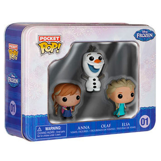 Pocket POP! - Frozen - #01 Anna, Olaf and Elsa 1.6" Vinyl Figure