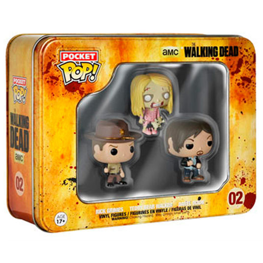 Pocket POP! - The Walking Dead - #02 Rick Grimes, Daryl Dixon and Teddy Bear 1.6" Vinyl Figure