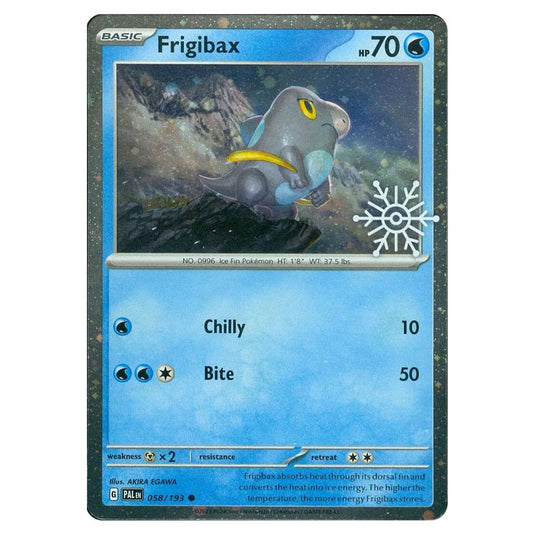 Pokemon - Scarlet & Violet - Paldea Evolved - Frigibax - 058/193 - Holiday Calendar