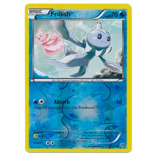 Pokemon - Black & White - Plasma Storm (Reverse Holo) - Frillish - 38/135