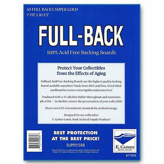 MyLites2 - Backing Boards - Full Backs Super Gold (50 Count)