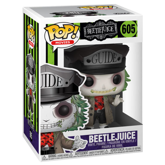 Funko POP! - Beetlejuice - Beetlejuice w/Guide Hat - Vinyl Figure #605