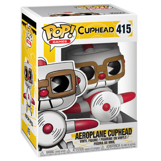Funko POP! - Cuphead - Aeroplane Cuphead - Vinyl Figure #415