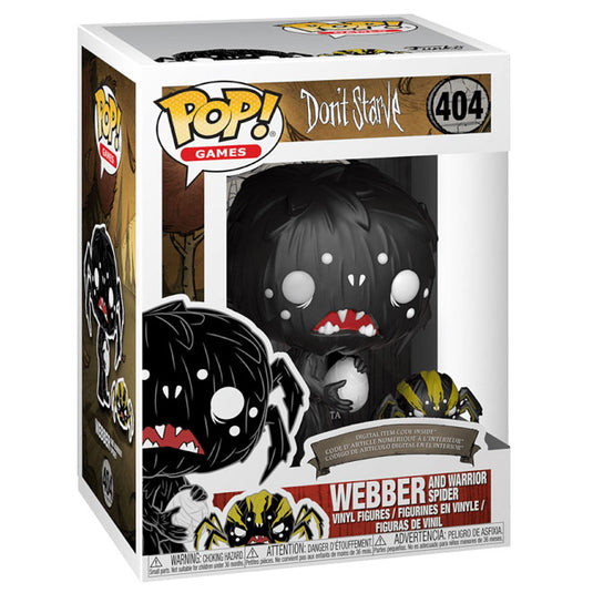 Funko POP! - Pop & Buddy - Don't Starve - Webber w/ Spider - Vinyl Figure #404