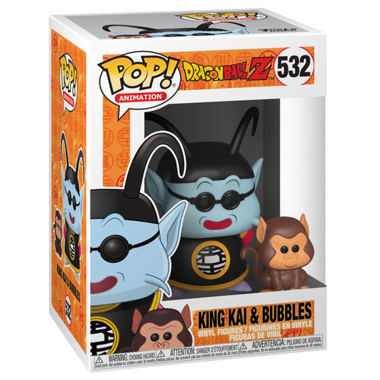 Funko POP! - Dragon Ball Z - King Kai & Bubbles - Vinyl Figure #532