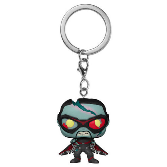 Pocket POP! Keychain - What If - Zombie Falcon - Keyring
