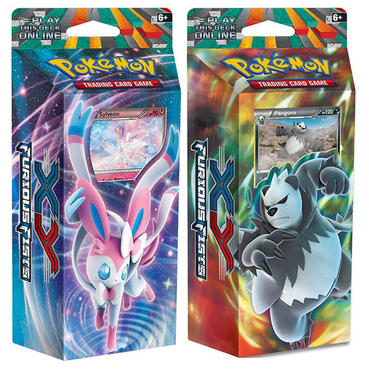 Pokemon - XY Furious Fists - Pangoro & Sylveon Theme Deck Set