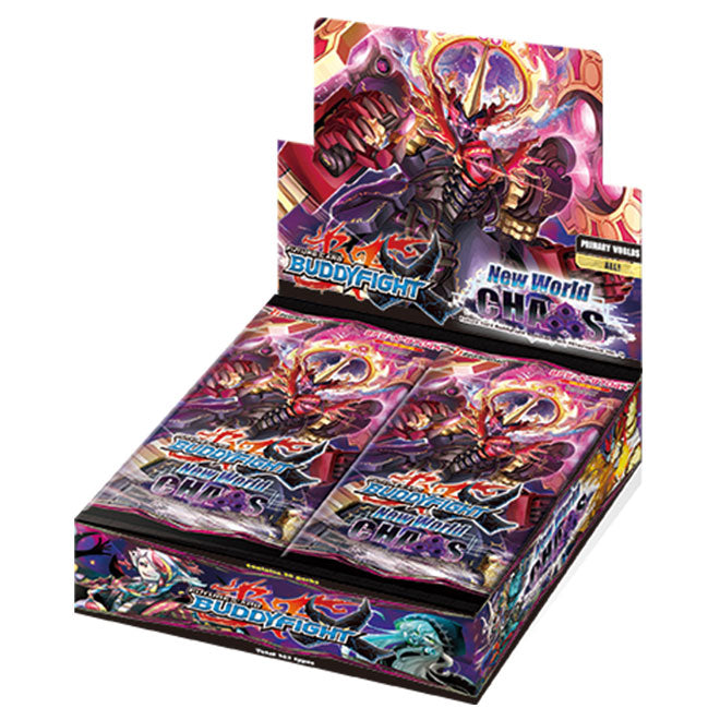buddyfight x booster box Future Card New World Chaos ( Pack ) [BFE-X-BT04A Vanguard is here Buddyfight Rainbow Striker BFE-X-BT04 Booster