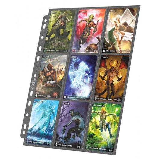 Ultimate Guard - 18-Pocket Pages - Side Loading Grey (10)