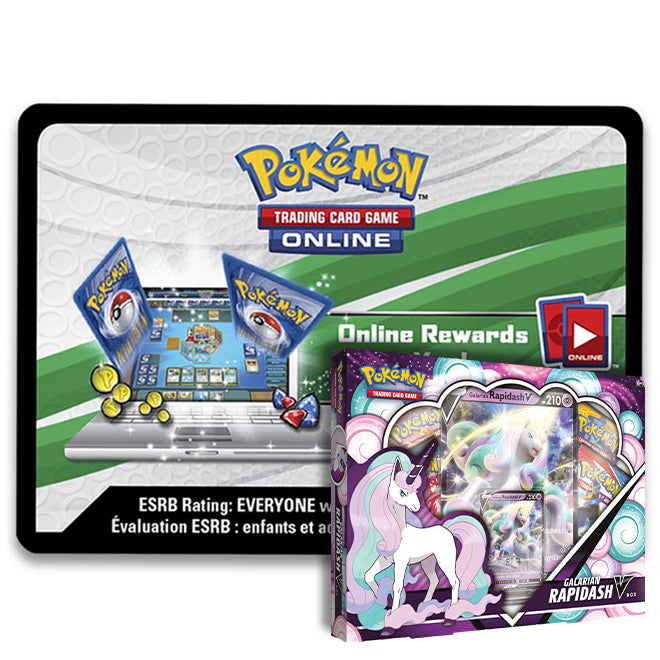 pokémon trading card game galarian rapidash v box Pokemon - Galarian Rapidash V Box