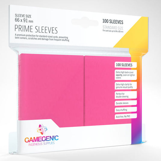 Gamegenic - Prime Sleeves 100 Pink