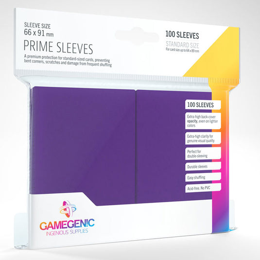 Gamegenic - Prime Sleeves 100 Purple