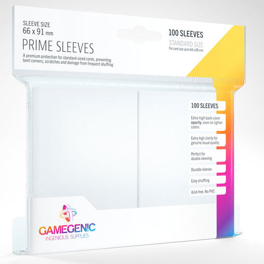 Gamegenic - Prime Sleeves 100 White