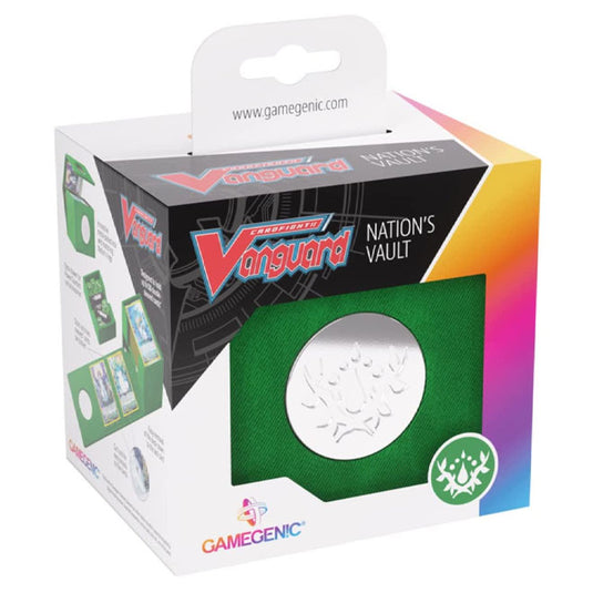 Gamegenic - Cardfight!! Vanguard - Nation's Vault - Stoicheia - Green Deck Box