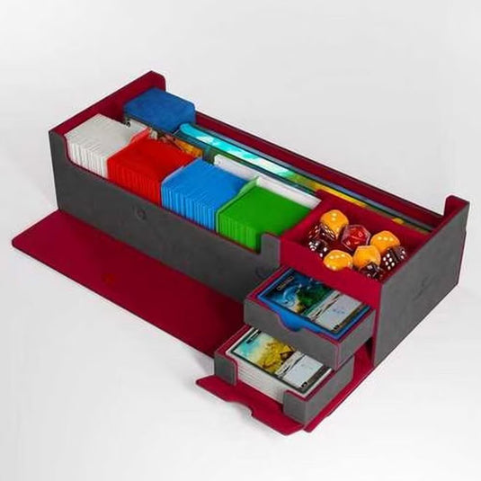 Gamegenic - Cards' Lair Pro 1000+ - Grey/Red