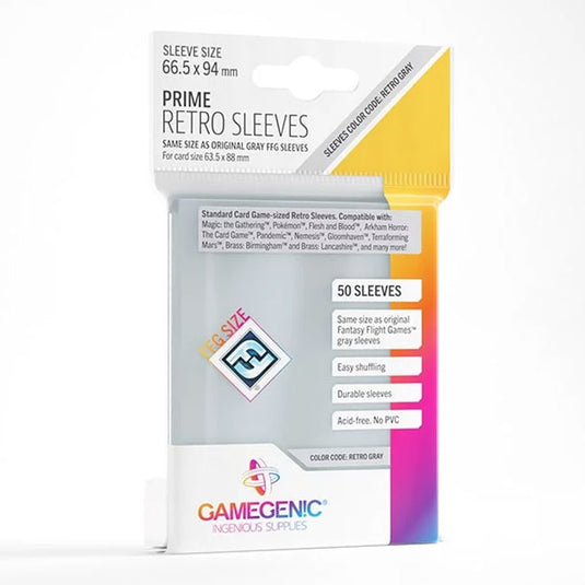 Gamegenic - PRIME Retro Sleeves (50 Sleeves)
