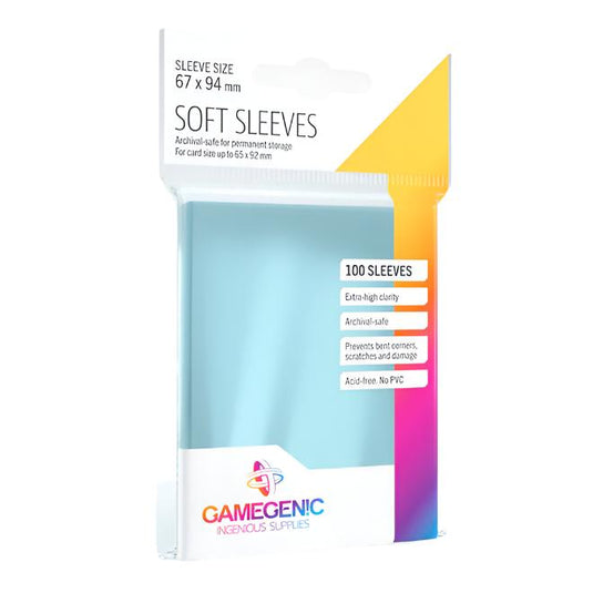 Gamegenic - Soft Sleeves 100 Clear