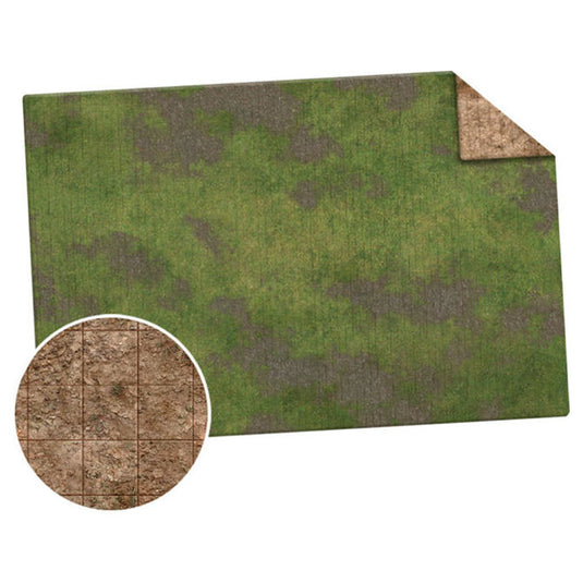 Monster Fight Club - 22x30" Adventure Game mat Broken Grassland / Desert Scrubland
