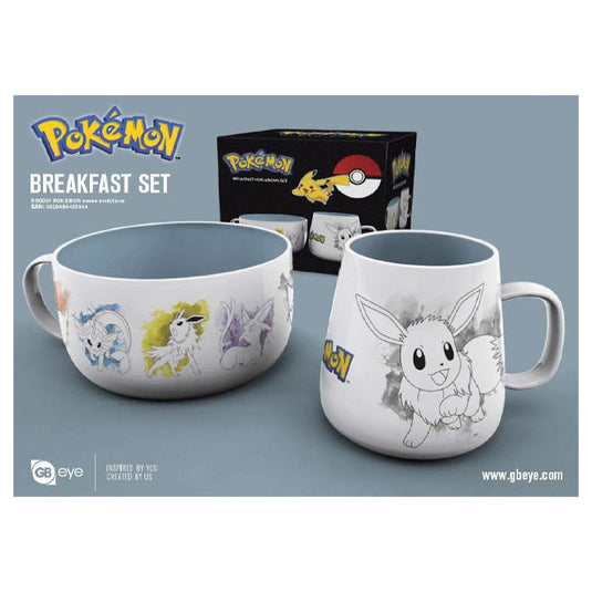GBeye Breakfast Set - Pokemon Eevee Evolutions