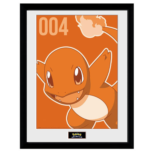 GBeye Collector Print - Pokemon Charmander Mono