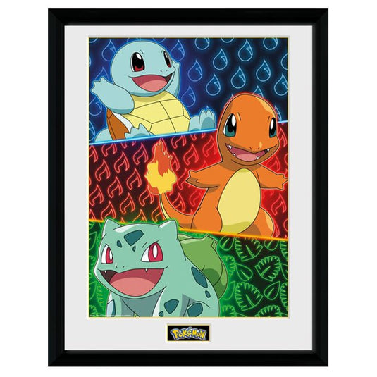 GBeye Collector Print - Pokemon Starters Glow