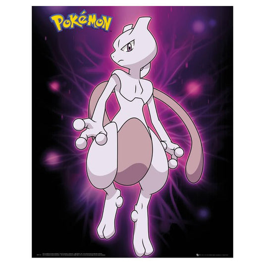 GBeye Mini Poster - Pokemon Mewtwo Neon