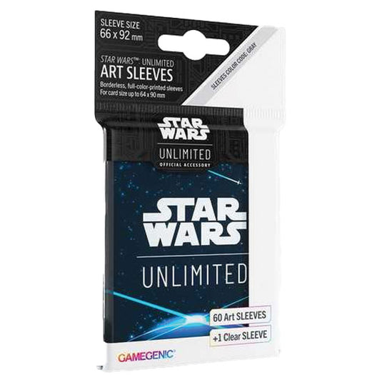 Gamegenic - Star Wars Unlimited - Art Sleeves - Space Blue (60 Sleeves)