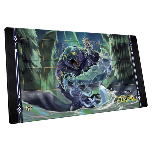 Elestrals TCG - Divine Champions - Lifestream - Playmat - Glaciursa Champion of Khione