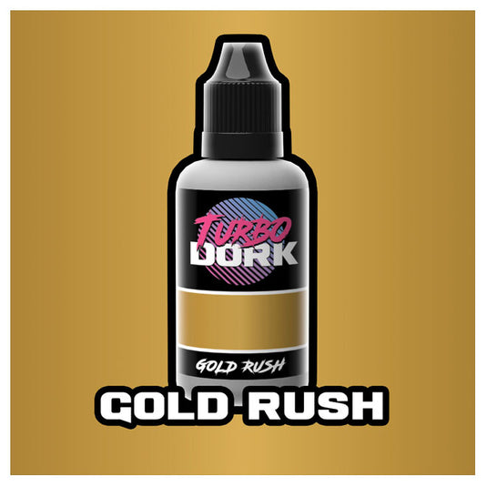 Turbo Dork Paints - Metallic Acrylic Paint 20ml Bottle - Gold Rush