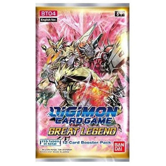 Digimon Card Game - BT04 - Great Legend Booster Pack
