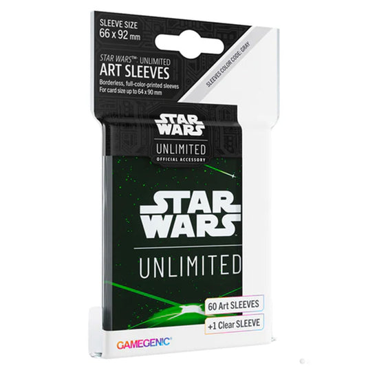 Gamegenic - Star Wars Unlimited - Art Sleeves - Space Green (60 Sleeves)