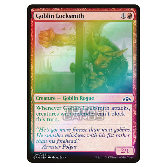Magic The Gathering - Guilds of Ravnica - Goblin Locksmith (Foil) - 104/259