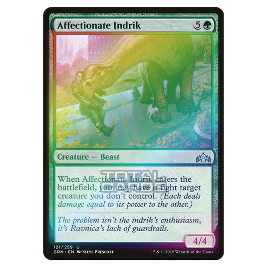 Magic The Gathering - Guilds of Ravnica - Affectionate Indrik (Foil) - 121/259