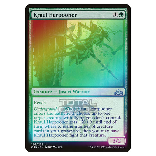 Magic The Gathering - Guilds of Ravnica - Kraul Harpooner (Foil) - 136/259