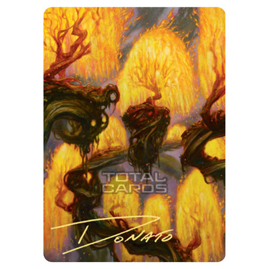 Magic The Gathering - Zendikar Rising - Art Series - Grove of the Burnwillows // Grove of the Burnwillows - 34/81 (Signed)