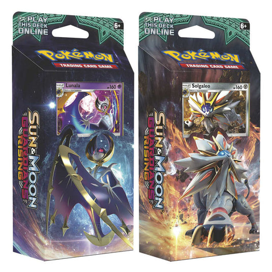 Pokemon - Sun & Moon - Guardians Rising - Theme Deck Set (Hidden Moon + Steel Sun)