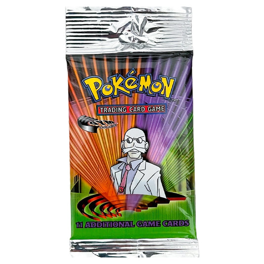 Pokemon Gym Challenge Booster Pack Blaine Artwork Long Crimp