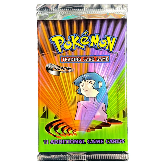 Pokemon Gym Challenge Booster Pack Sabrina Artwork Long Crimp